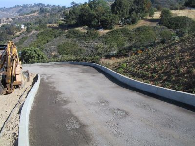 Sub grade for new asphalt driveway
Palos Verdes, C