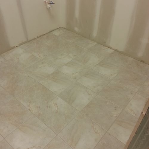 Commercial Tile Install