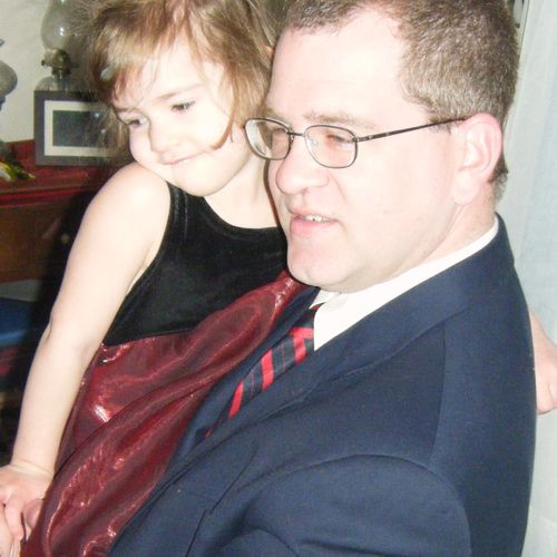 Jeff and his youngest daughter Justice.