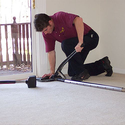 We also do carpet repairs and re-stretching!