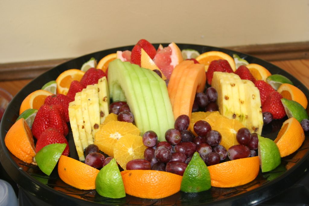 Fresh fruit platter