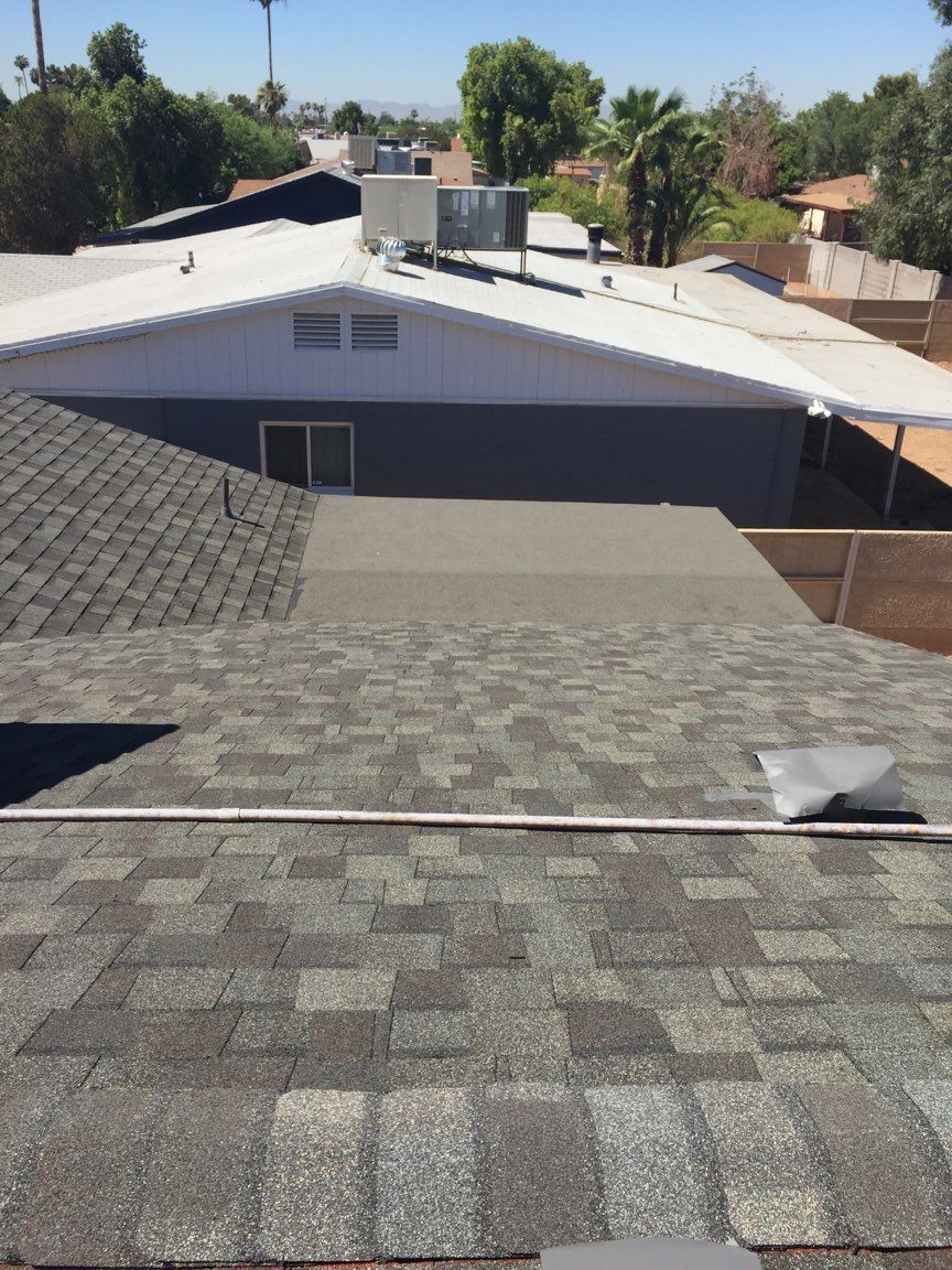 peel n stick and 37 sq shingle tore and finished i