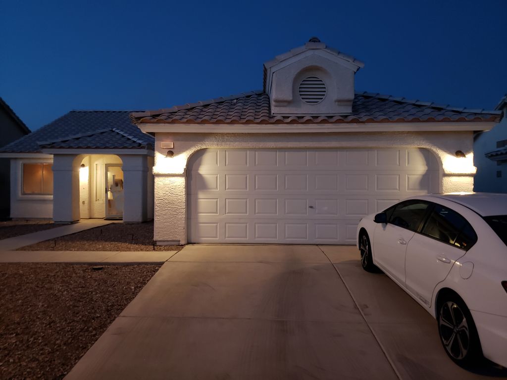 New outdoor lighting installation all new-wire