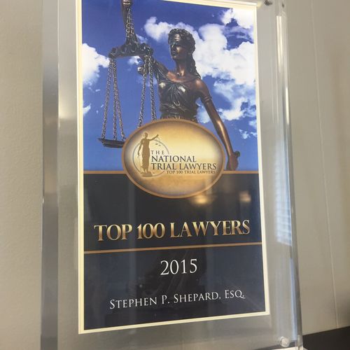 Top 100 Trial Lawyers 2015 to Present 