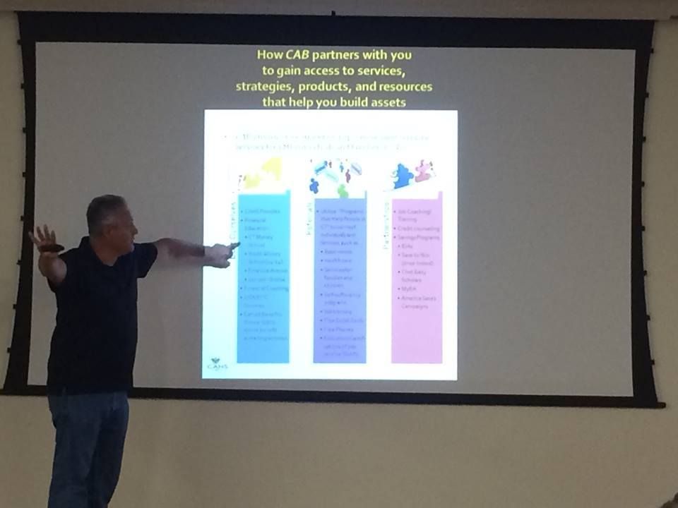 Patrick Gentile teaching personal finance seminars