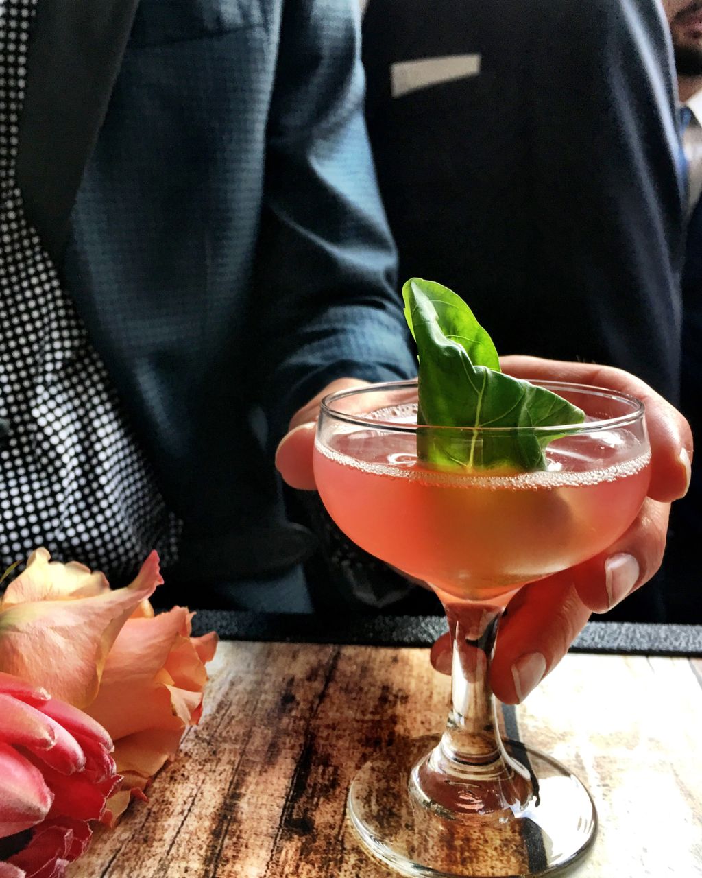 Grapefruit Basil Gin Gimlet! 