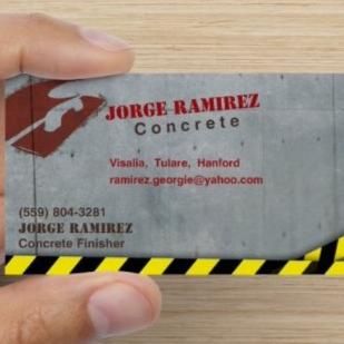 Jorge Ramirez Concrete Finisher