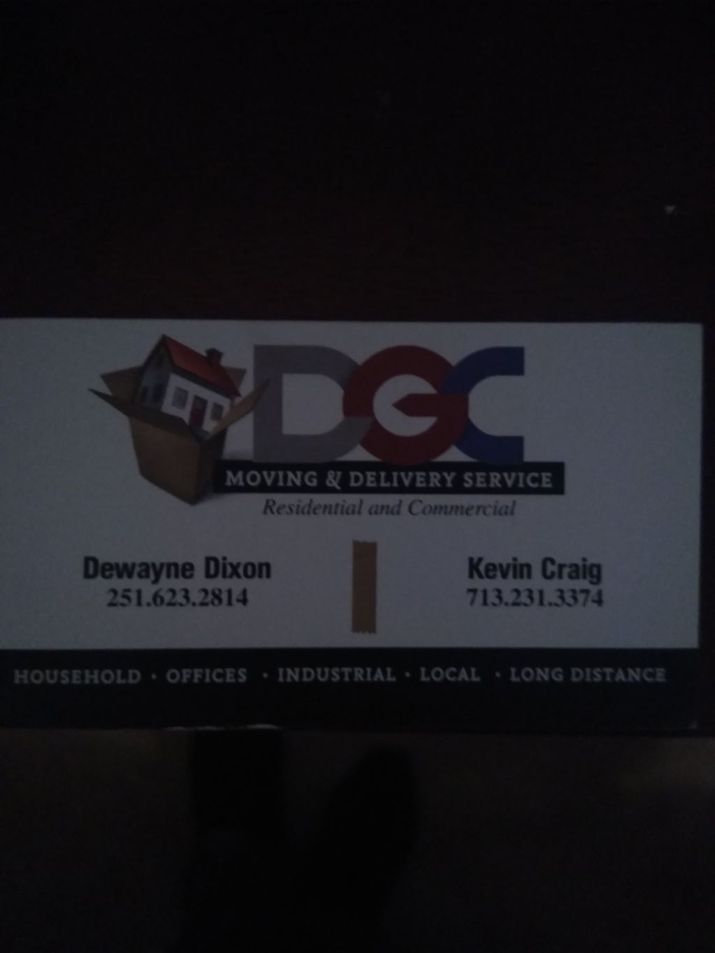 DGC Moving and Delivery Services