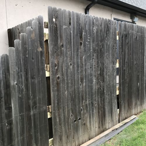 Fence repair, Midtown