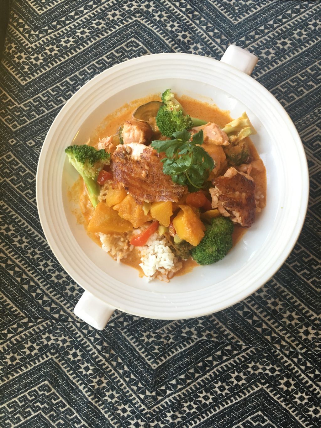 Coconut Panang  Roasted Salmon