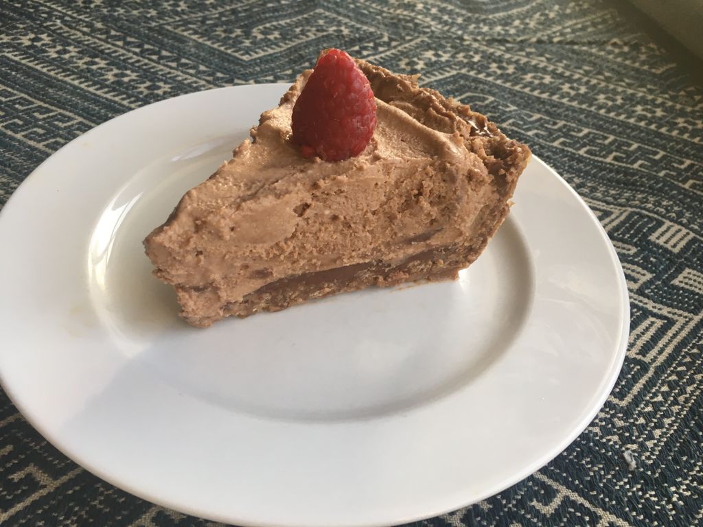 Coconut Chocolate Mousse Pie