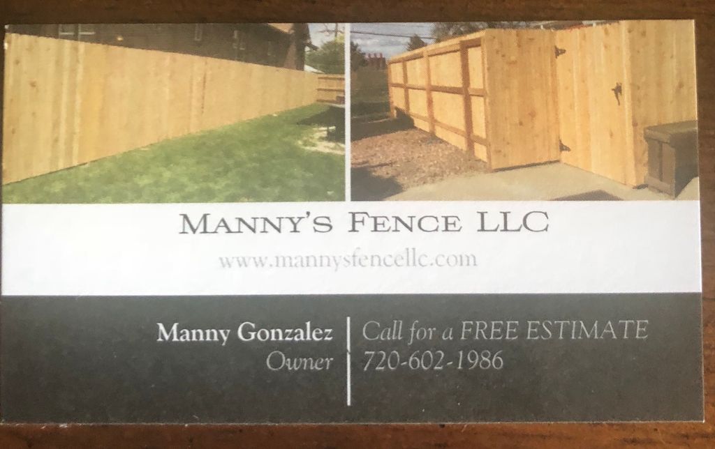 Manny’s Fence LLC