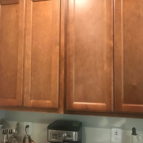 Cabinets Cleaned