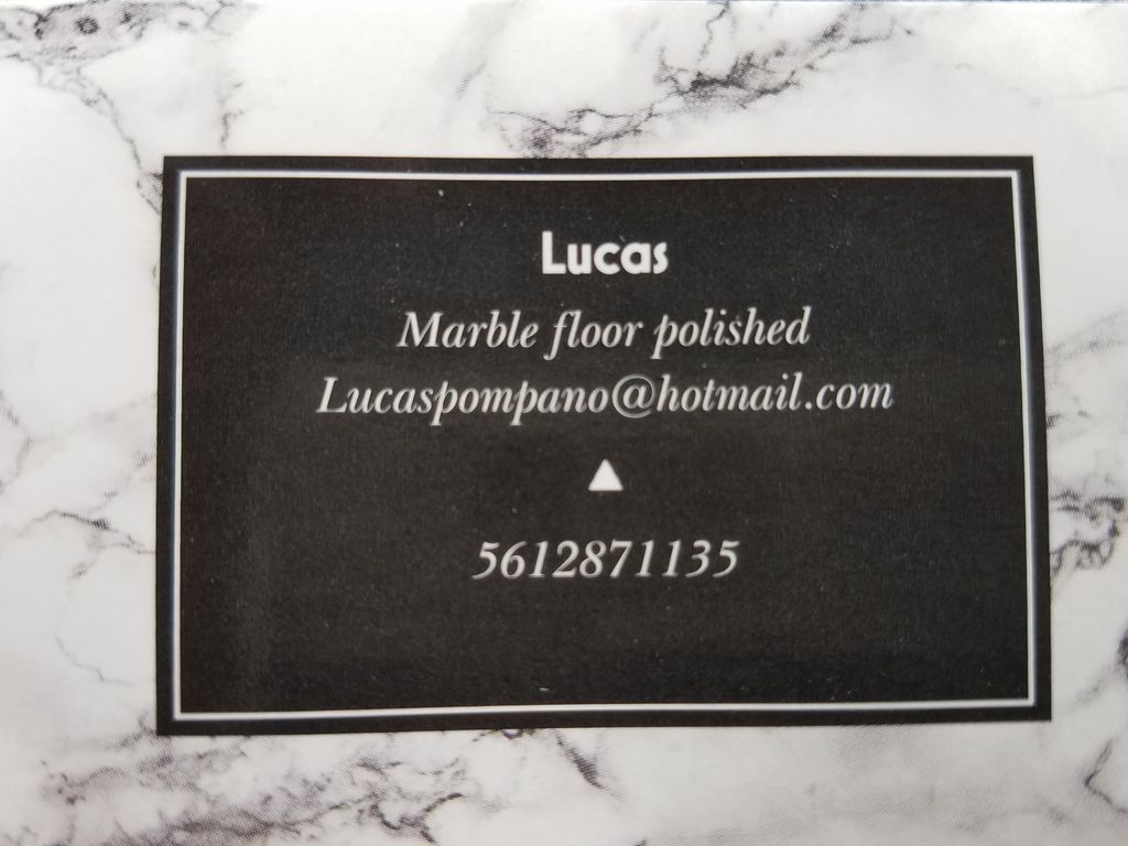 Lucas marble polishing