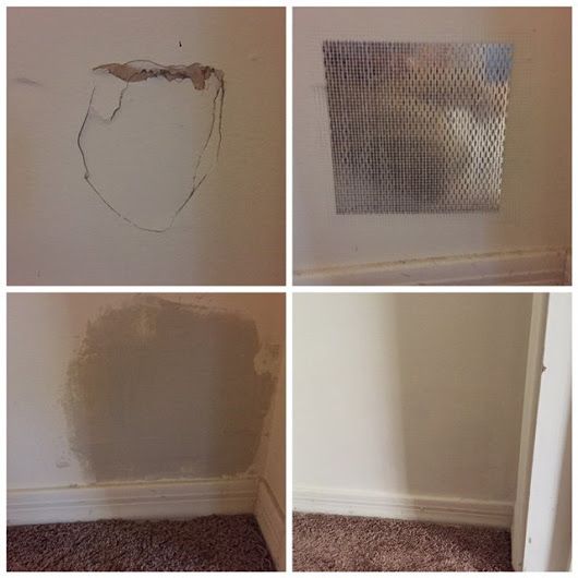 Drywall Patch, Sand and Painting