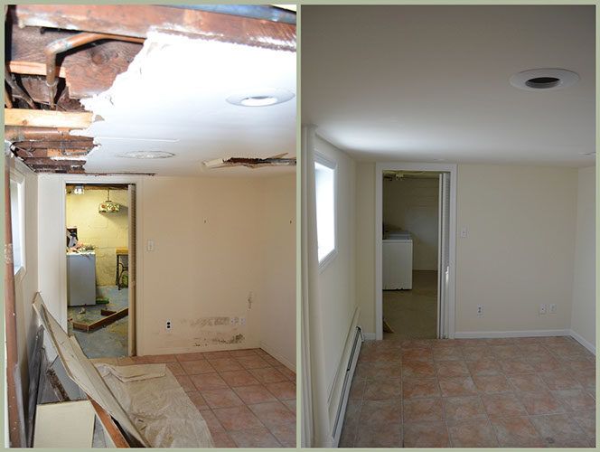 Drywall Repair B4 & After