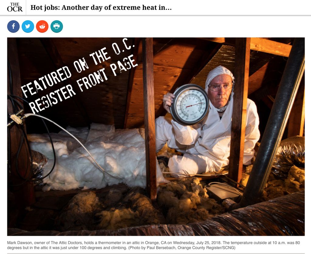Featured on the O.C. Register Front Page