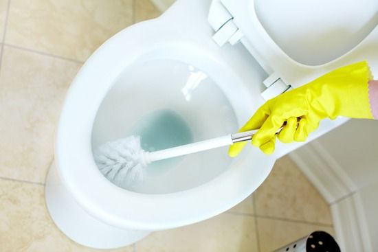 You probably want to clean your toilet once or twi