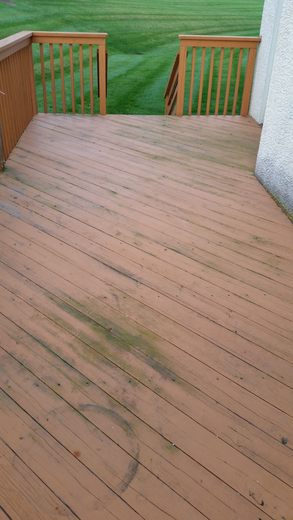 Before Power washing & sealing