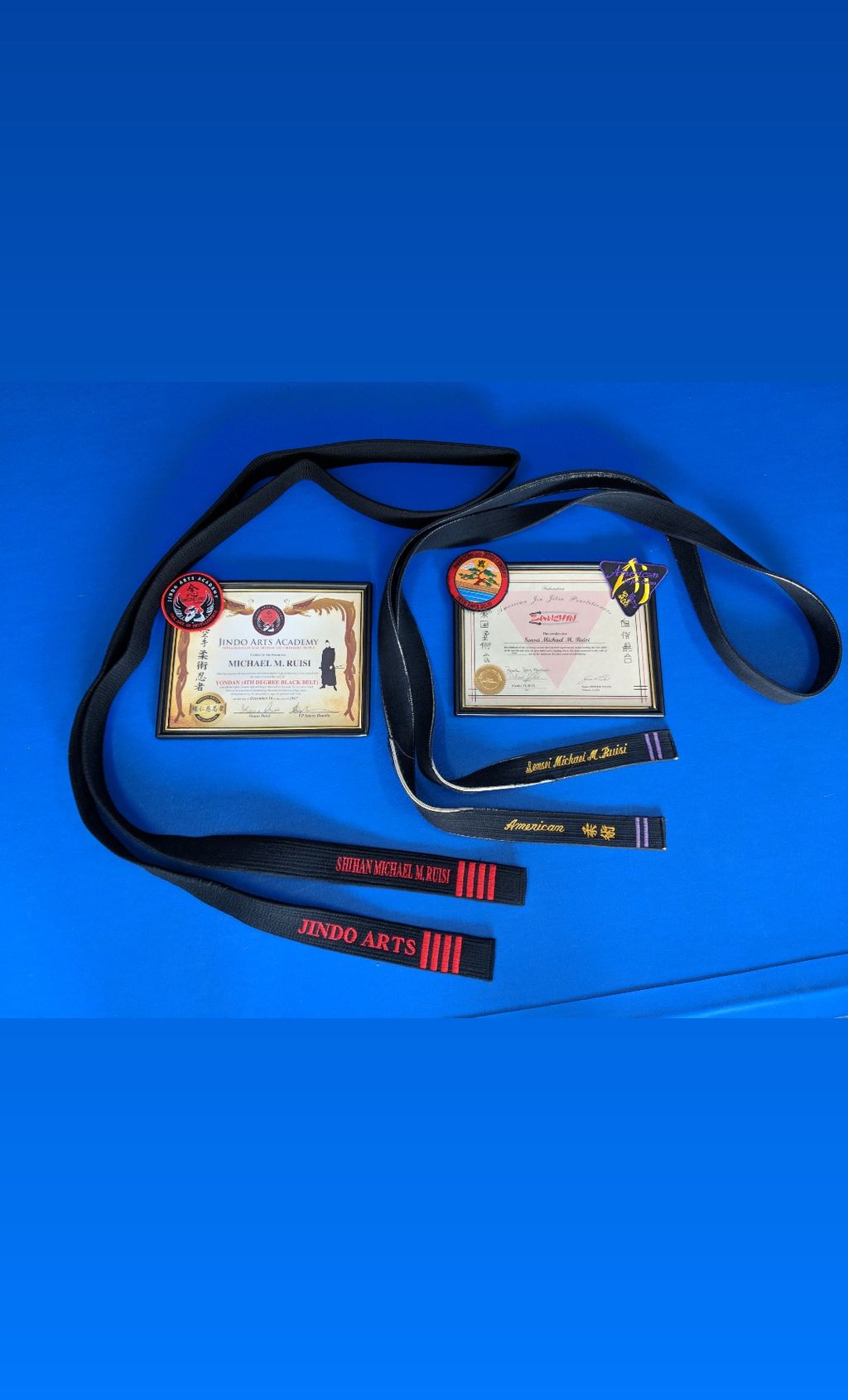  4th in Jindo Arts  and 2nd in American Jiu-Jitsu 