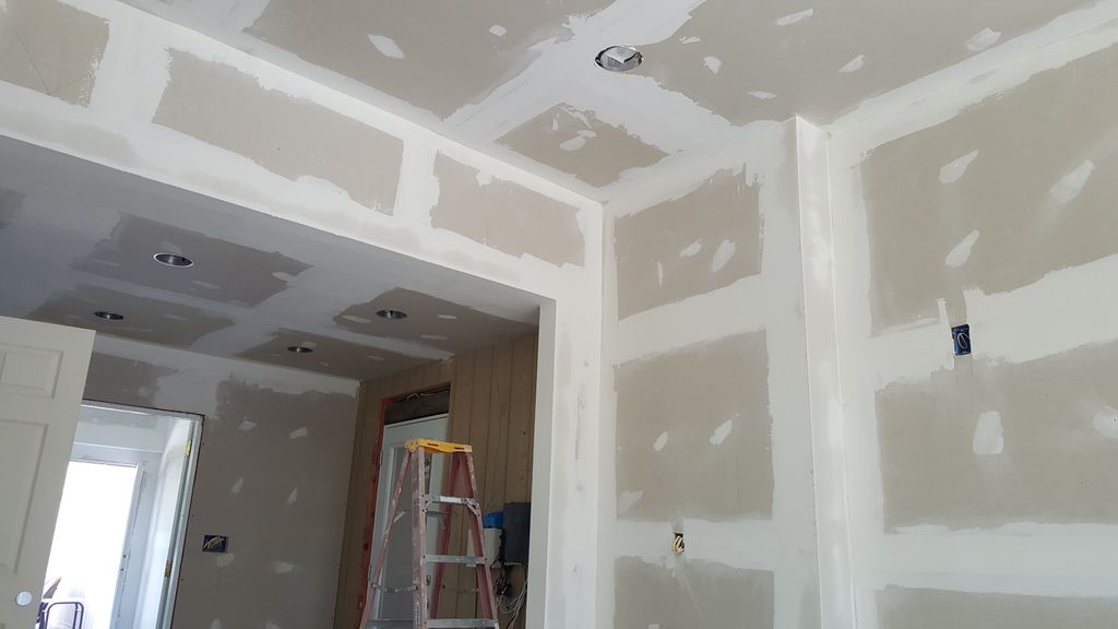 ready for stomp and drag ceiling and spray texture