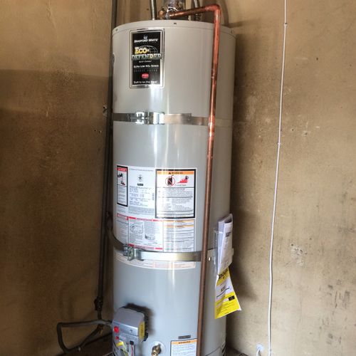 50 Gallon water heater install in Granada Hills