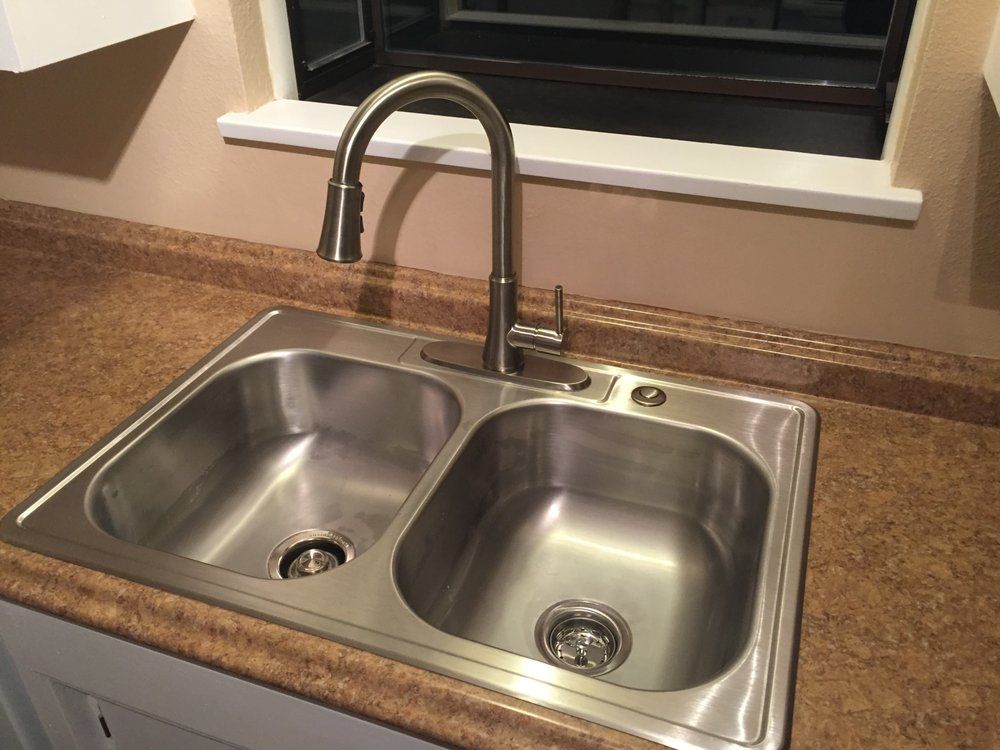 New sink & faucet install