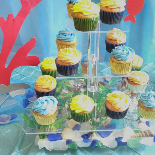 Under the Sea Cupcake stand