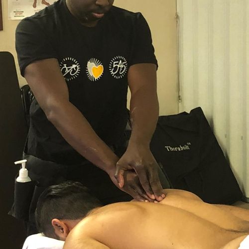 Instructing at South Bay Massage College