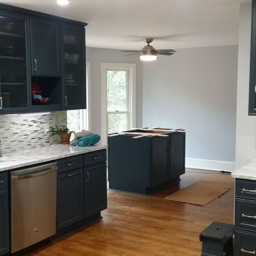 Cabinet Install and Remodel of Mom's Kitchen