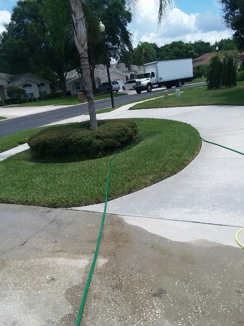 pressure washing