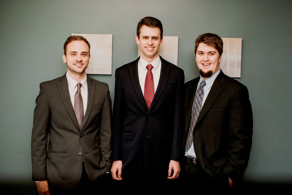 The Cornerstone Team: (left to right) Brady, Jake,