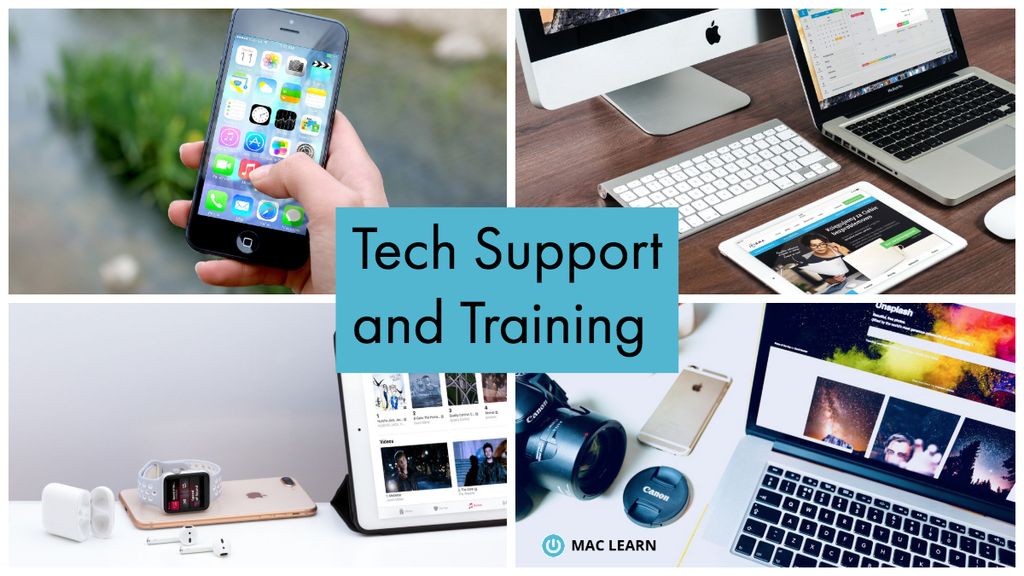 Offering Tech Support and Training for all Apple p