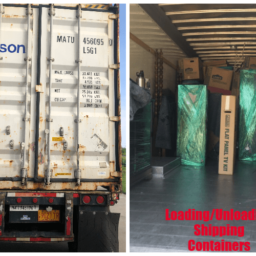 Loading/Unloading Shipping Containers