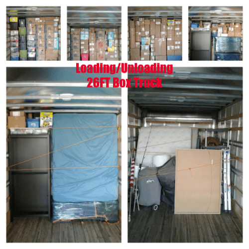 Loading/Unloading 26 FT. Box Trucks