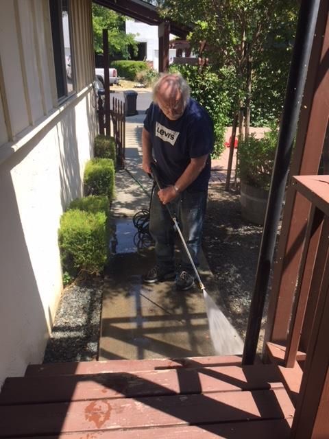 Pressure Washing patio/walkway
