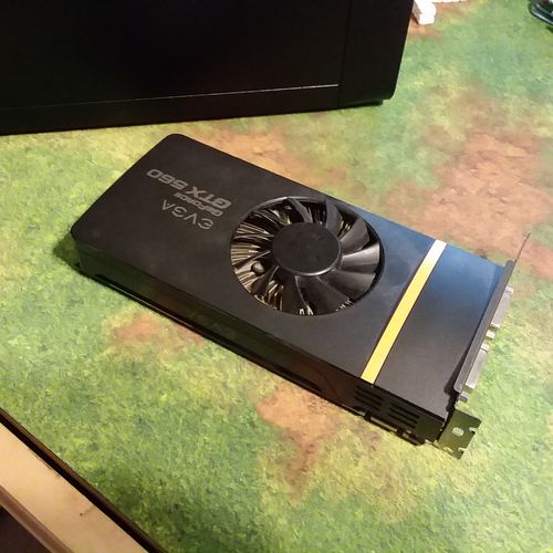 Here is an old video card that has outlived its us