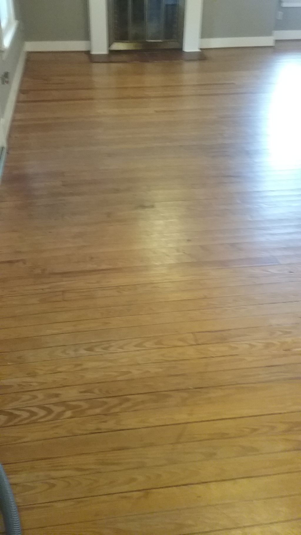 This floor was over 100 years old, and looked dull