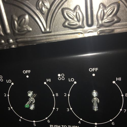 Don't forget to take the knobs off to clean the bu