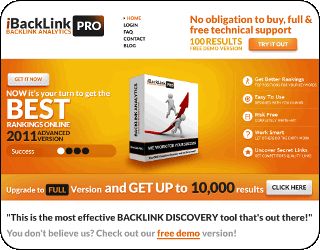 Sagan Marketing recent client: iBacklinkPRO
