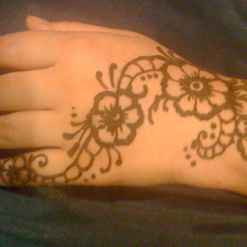 Henna design - Traditional Floral