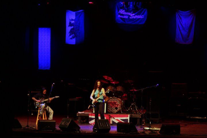 Terry Little performing at the Patchogue Theater i