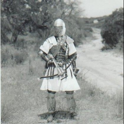 Tainted Ink Press. Doc in full armor.
