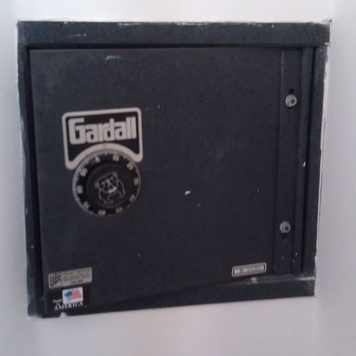 Wall safe installed