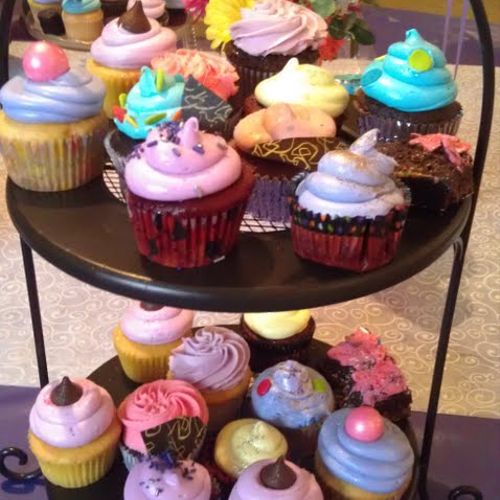 Cupcakes any color or flavor of the rainbow