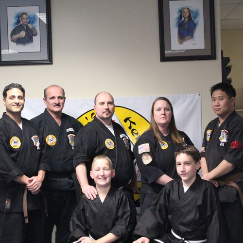 Pic after Nick and Alex achieved Junior Black Belt