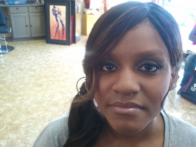 On her way to prom