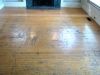 Old top nail white oak wood Floor, before refinish
