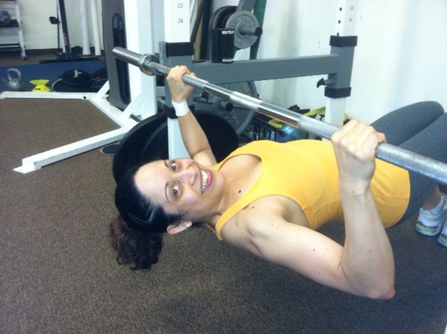 A little pull up action from Yolanda! :)