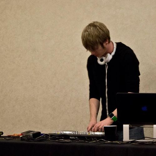 DJ REZ, live at a graduation party